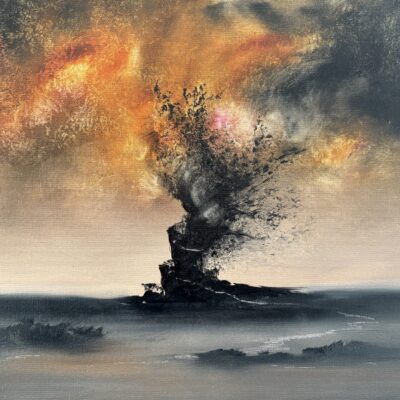 Going Deeper (Oil on canvas - 30cm x 40.5cm)