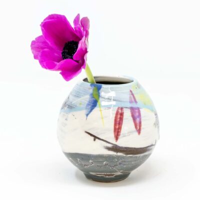 Moonjar- high fired slip decorated earthenware