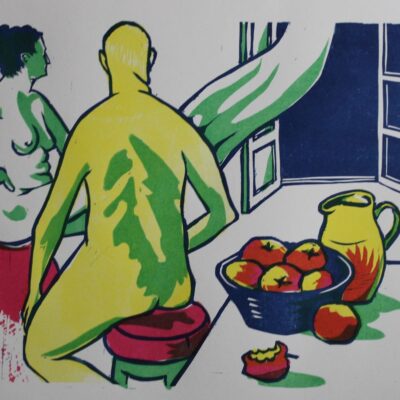 Paradise Lost (Linocut)