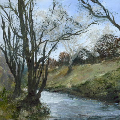 The Winter River, Oils, 53cm x 53 cm, £395.00