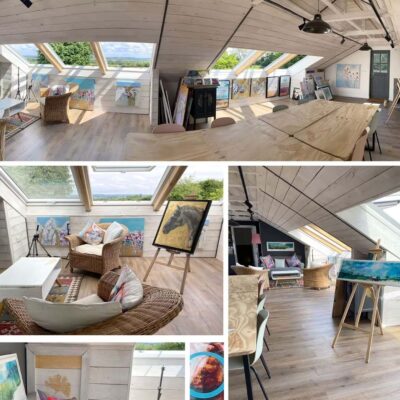 The Studio, a place which helps you relax and fell at home ready to create.