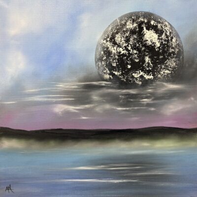 Dimensions (Oil and acrylic on canvas - 30cm x 30cm)