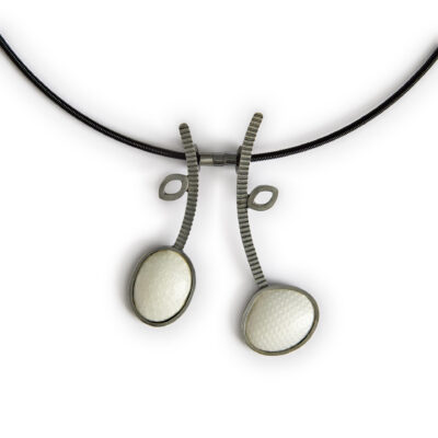 Double white pendant