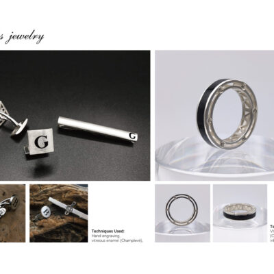 My work, jewelry made for men.