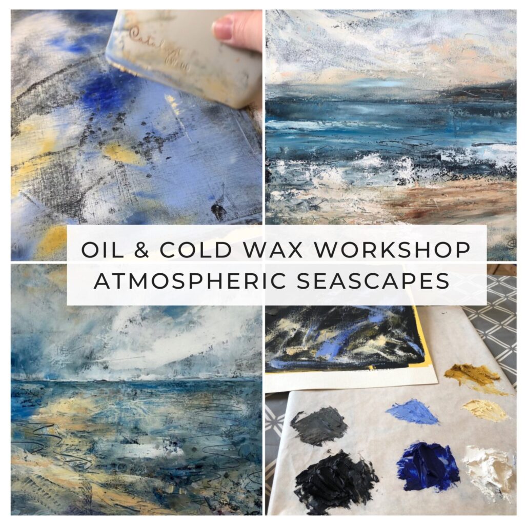 Oil and Cold Wax Workshop - Atmospheric Seascapes