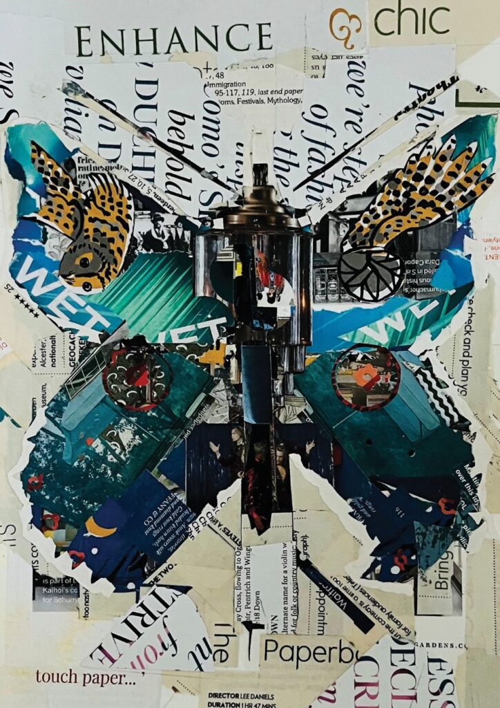 Natalie Duff Butterfly Collage Workshop