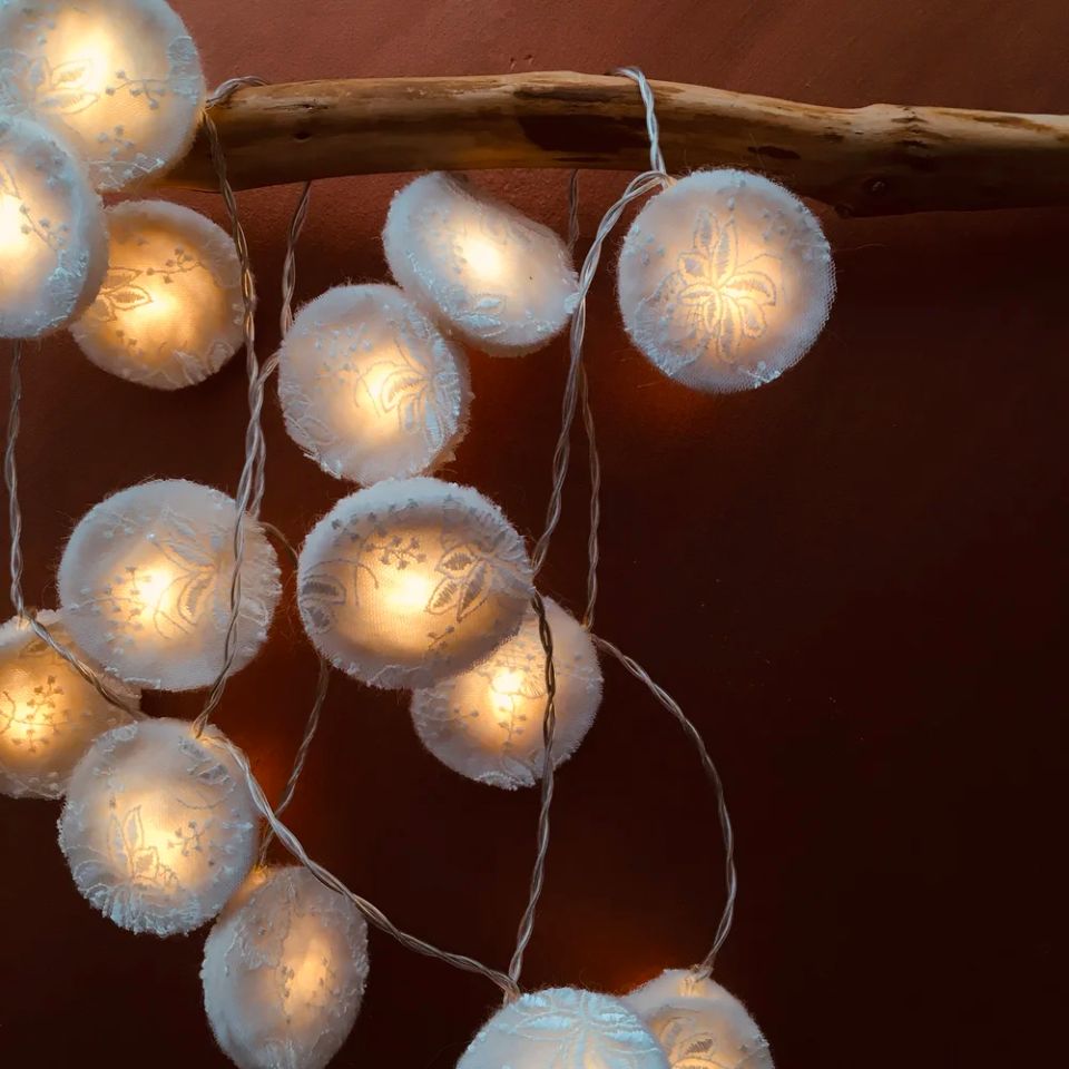 Nuno Felted Fairy Lights