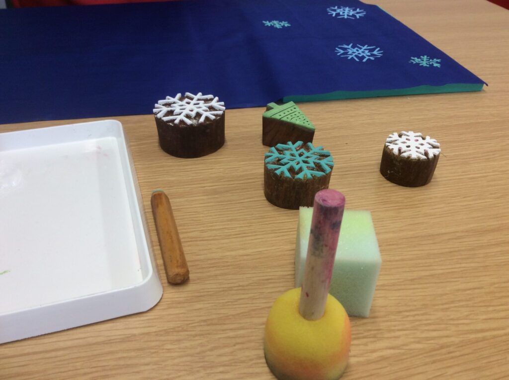 Christmas Block Printing Workshop