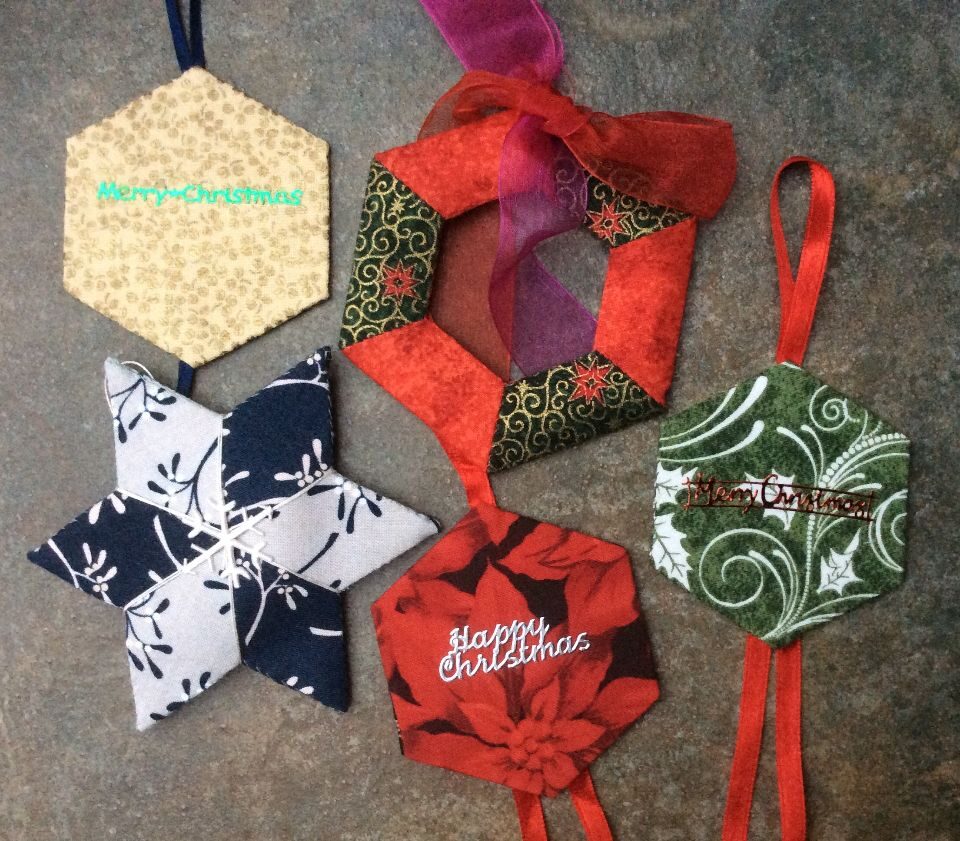 Victorian Patchwork Christmas Decorations