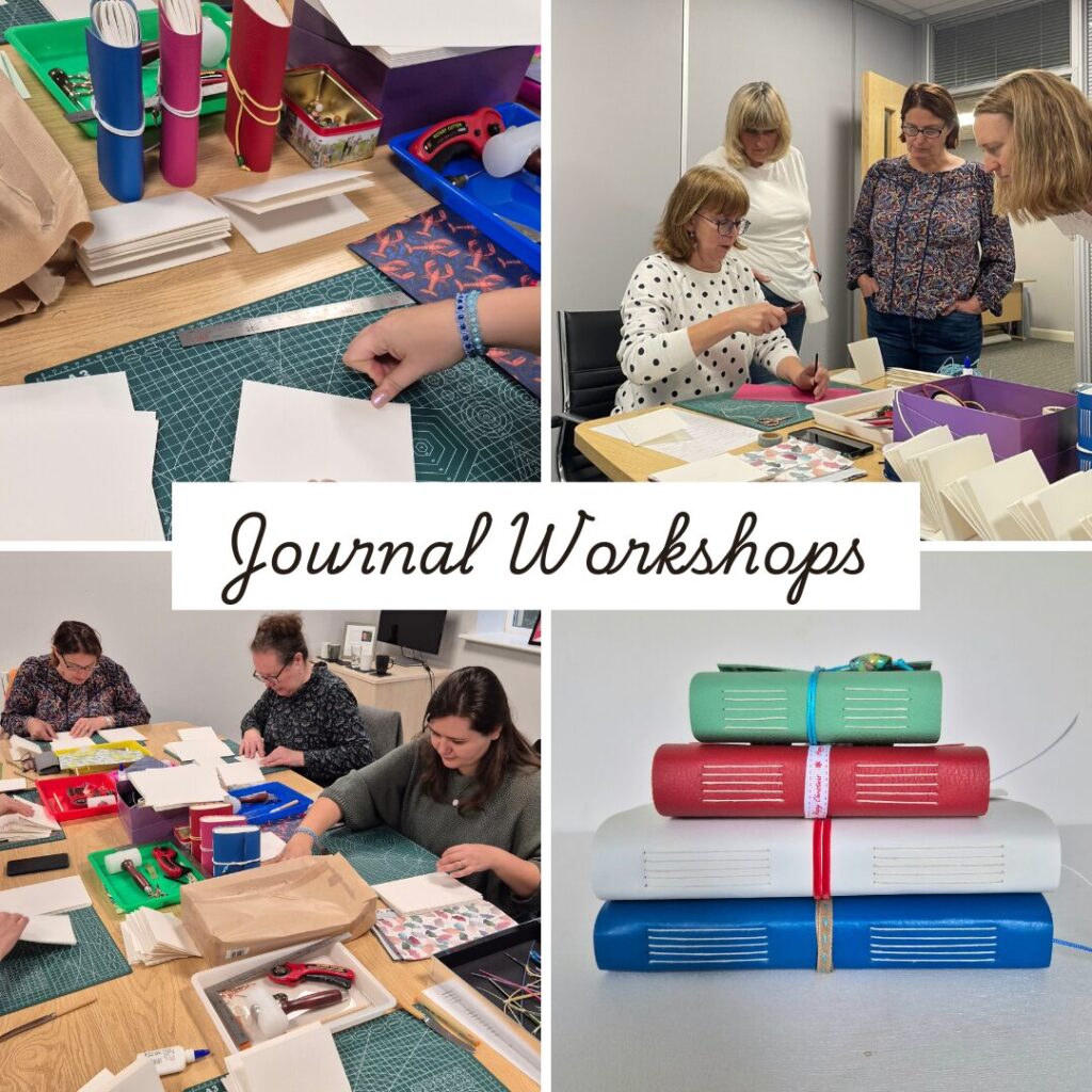 Leather Journal Workshop, make an A6 Journal