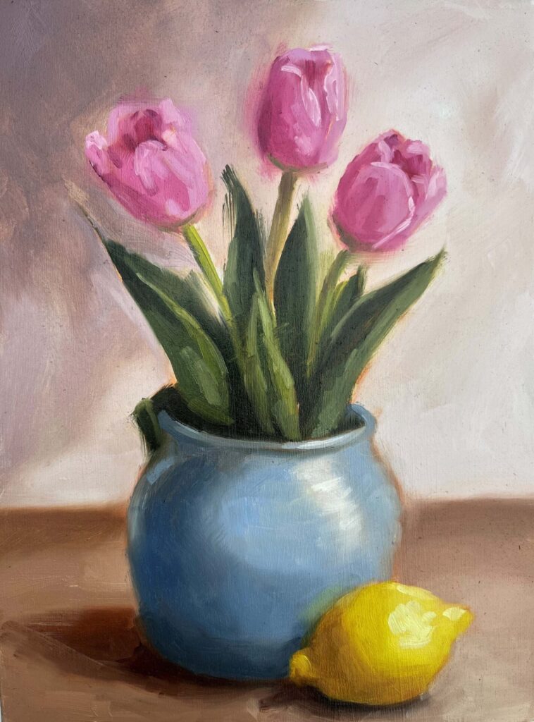 An Introduction to Painting a Floral Still Life in Oils With Artist Rachel Harwood