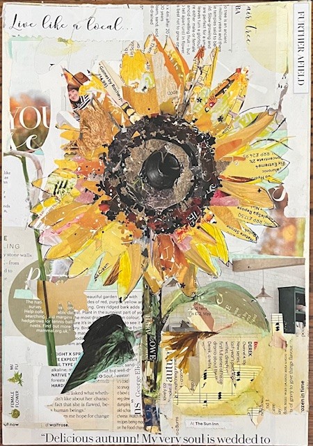 Natalie Duff Flower Head Collage Workshop